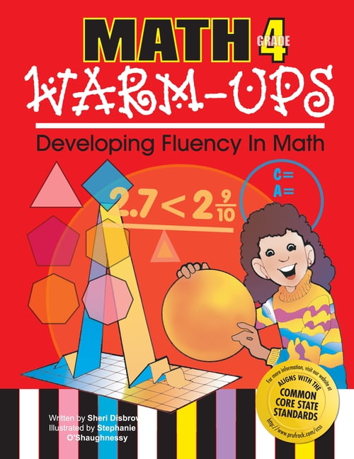 Math Warm Ups Grade 4 Developing Fluency In Math Walmart 