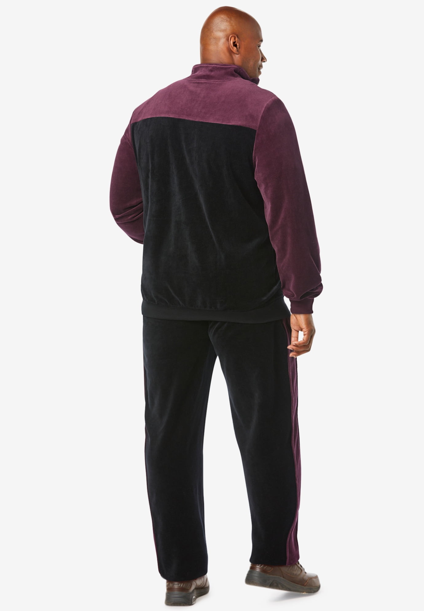 KingSize Men's 2XL Tracksuit Set: Big & Tall Colorblock