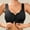 Black, variant on Jelly Bras For Women Womens Front Button Bra Comfort Back Slim Wireless Soft Breathable Casual Yellow S-Xl