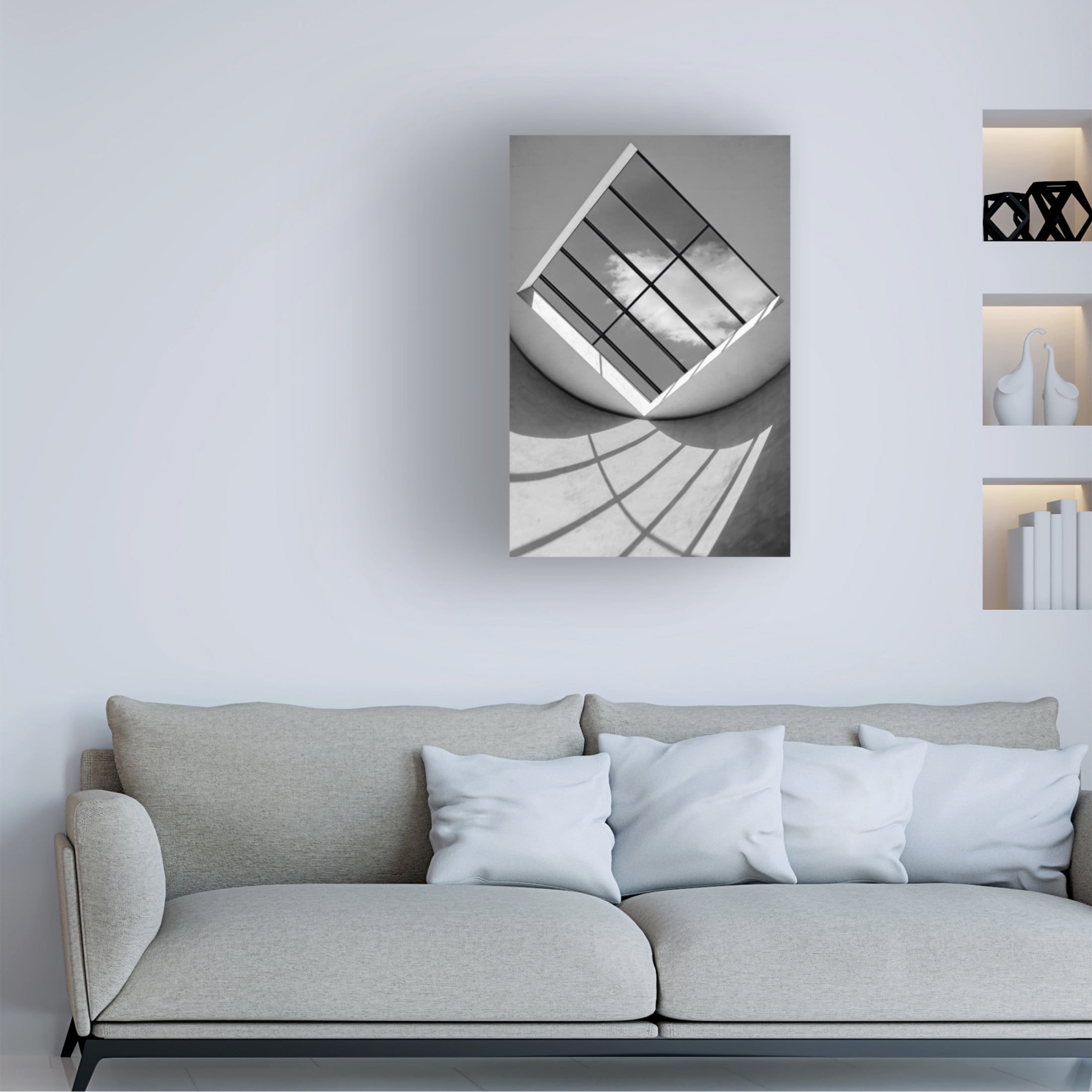 Canvas Wall Art - Joao Castro 'The Storm Is Here ' Wall Art for Living Room, Bedroom, or Office D?cor by Trademark Fine Art - 12 x 19 Inches