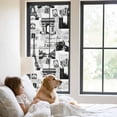 thumbnail image 2 of Paris Tower Window Privacy Film, Vintage Architectural Hand-Painted Aesthetic Static Cling UV Sun Blocking Tint Film Heat Control Windows Films for Bedroom Bathroom, Window Stickers 29.5"x78.7", 2 of 7