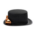 thumbnail image 3 of Retro Goth Steampunk disfraz sombrero Halloween edad Industrial accesorio Unisex cabeza elegante Dorado, 3 of 9