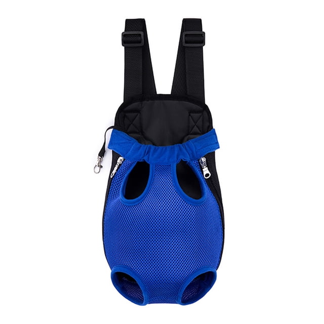Transport Backpacks For Dogs And Portable Breathable Shoulder Woven Pet Polyester Bags For Outdoor Adventures Blue M
