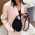 thumbnail image 2 of Bolso cruzado tejido a mano para mujer, mini bolso de playa tejido a mano para verano, bolso de hombro informal tejido, 2 of 5