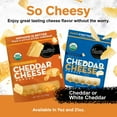 thumbnail image 4 of Healthier Comforts Organic Cheddar Cheese Powder 21oz | Gluten Free, Keto-Friendly, Non-GMO, Antibiotic & Hormone Free | Perfect for Popcorn Seasoning, Mac and Cheese, Pasta & Sauces, 4 of 8