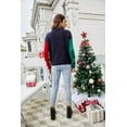 thumbnail image 3 of DUHUD Chandails de Noël Laids en Tricot pour Femmes Chandail à Manches Longues Col Rond Chandails du Père Noël, 3 of 7