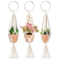 thumbnail image 1 of Colgadores Macramé para Plantas Adornos Colgantes Bohemios 3 (2), 1 of 9
