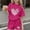 Hot Pink, variant on ATOGUTA Big Girls Outfits 2 Piece Short Sleeve Tee Shirt and Kids Athletic Shorts Activewear Set Pink, Size 4T-15