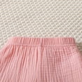 thumbnail image 4 of Toddler Baby Girl Outfits Solid Summer Clothes Sleeveless Camisole Linen Pants Set Baby Summer Outfits Kaprioy Toddler Girl Clothes 18 24 Months 2T 3T 4T, 4 of 6