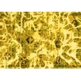 thumbnail image 1 of Ahgly Company Machine Washable Indoor Rectangle Abstract Yellow Modern Area Rugs, 5' x 7', 1 of 4