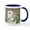 White/Navy Inside, variant on CafePress - Yellow Lab #2 Portrait Mug - 11 oz Ceramic Mug - Novelty Coffee Tea Cup