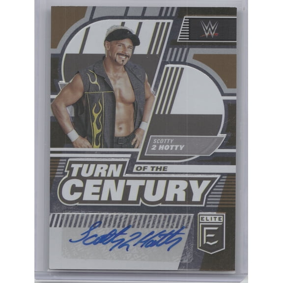 2023 Panini Donruss Elite Turn Of The Century Signatures Scotty 2 Hotty Gold #TC-S2H 06/10 WWE WWE Autographed Wrestling Trading Card