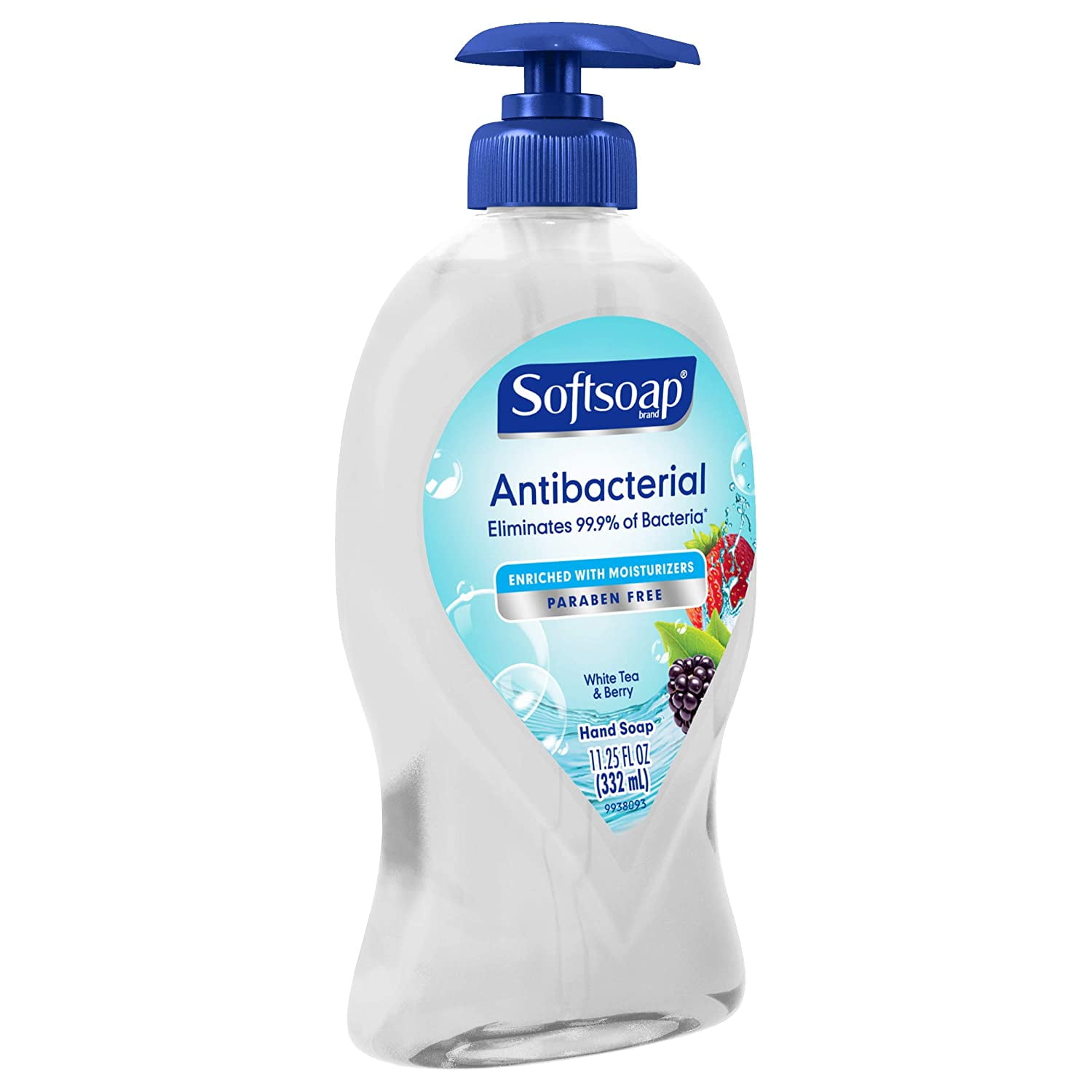 3 Pack Softsoap Liquid Soap Antibacterial White Tea Berry Fusion 11.25oz Each
