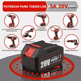thumbnail image 4 of Llave De Impacto  Bloosom Inalámbrico De 20v 3ah Pro 3799 Negro con Rojo, 4 of 4