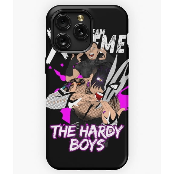 The Hardy Boyz Team Xtreme WWE Wrestling Artwork A1293 Phone Case for iPhone 11 to 17 Pro Max