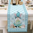 thumbnail image 1 of Easter Table Runners 13x70 Inches  Bunny Gnomes Linen Burlap Happy Easter Table Runners for Kitchen Holiday Party, 1 of 4