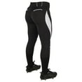 thumbnail image 2 of Surge 2 color Softball Pant - BLACK BODY, WHITE BODY - S, 2 of 2