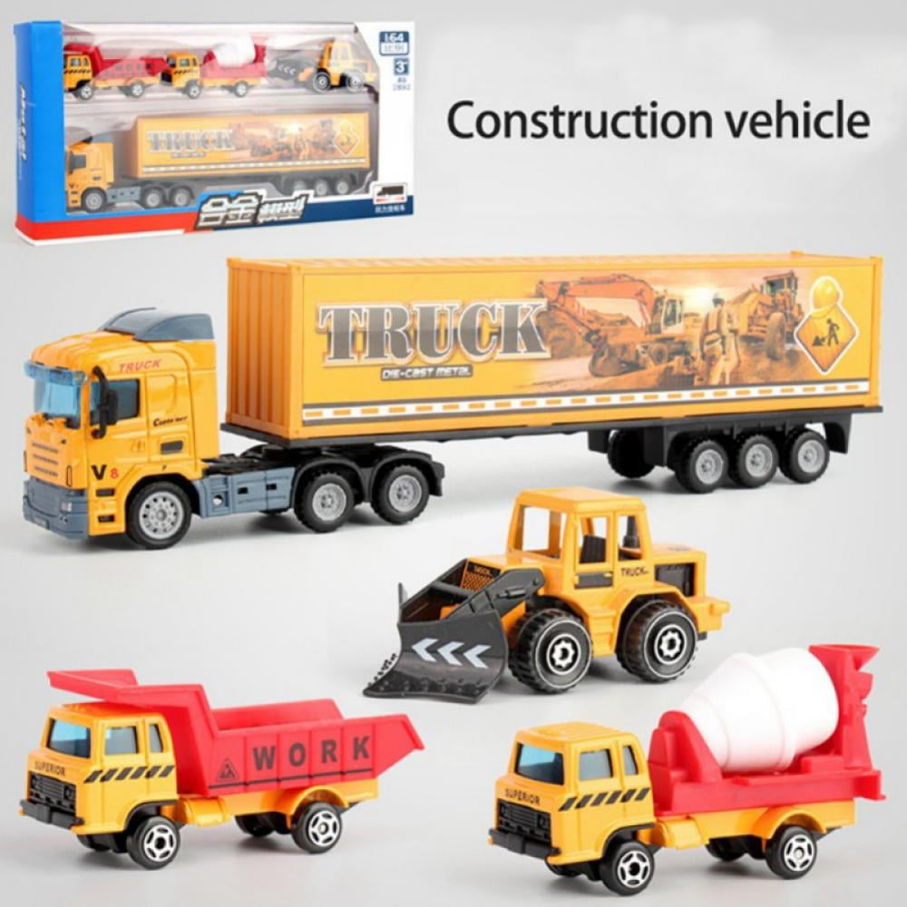 Truck Cars Pull Back Toy,Alloy Model Car Playset,Soldier Transport