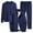 Dark Blue, variant on BXINGOHAI Men's 3 Piece Tracksuit Set Athletic Sports Sets Big And Tall Casual Full Zip Sweatsuits Long Sleeeve Sweatshirts And Elastic Waist Sweatpants Today Dark Blue,XXL