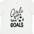thumbnail image 4 of Inktastic Girls Gotta Have Goals Soccer Girls Toddler T-Shirt, 4 of 5