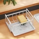 thumbnail image 5 of Soporte multiusos para esponjas de cocina, escurridor, organizador para cepillos blanco, 5 of 8
