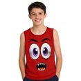 thumbnail image 4 of Niños Pequeños Camisola sin Mangas Gradiente Suave Impresión Moda Lindo Fondo para Niños 3-15 Años, 4 of 7