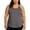 Grey Tops, variant on Women Casual Blouses Simple Solid Color Plus Size Tank Tops Racerback Sleeveless Workout Crewneck T Shirts Summer Spaghetti Strap Camisole Fashionable Dailywear