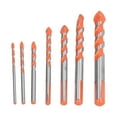 thumbnail image 1 of Drill Bits Punching Triangular Drill Bits with Storage Case for Ceramics Marble Wall Openings, 1 of 5