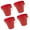 Red, variant on Colorful Mini Garden Pails Bucket Ideal For Planting Organizing Craft Projects