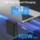 thumbnail image 3 of Estación de carga ZapPort USB C de 360 W, 8 puertos PD, 100 W, GaN, 3 of 6