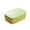 Green, variant on Double Layer Bento Box 1670ml Double Layer Bento Box, Microwave Safe and Leak-Proof Light Meal Container with Compartments for Salads, Snacks, Office, Travel, and Dishwasher Safe
