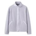 thumbnail image 2 of Elvqul Jacket for Women with Pockets Thick Outerwear no Hood Button up Sweaters Long Sleeve Fleece Womens Coat, 2 of 3