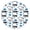 White Cow Milk, variant on White Cow Cloud Pattern Round Fitted Tablecloth with Elastic Edge,Dining Table Cover Waterproof,Outdoor Round Tablecloth for Camping,Dining,Indoor and Outdoor