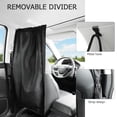 thumbnail image 4 of EeaseMX Cortina divisoria delantera y trasera para coche, extraíble, parasol (negro), 4 of 7