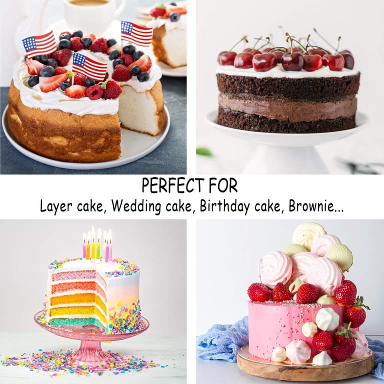 Coliware 3-Piece 8" Stainless Steel Cake Pan Set photo 3