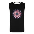 thumbnail image 4 of Camiseta sin mangas de cuello redondo para hombre, ropa de ocio, fitness, para el hogar, pijamas, camiseta con estampado de moda a color, blusa deportiva de poliéster para hombre, 4 of 5