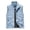 Sky Blue, variant on Mens Outdoor Vest Lightweight Sleeveless Stand Collar Zip Up Work Jacket with Pockets for Travel Hiking Running