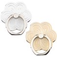 thumbnail image 1 of LAICAIW Flower Cell Phone Ring Holder, Cute Phone Back Ring Grip for Finger and Hand (White,Gold), 1 of 6