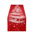 thumbnail image 2 of Cififendec Christmas Snowflake Printed Table Runner, 72"×13", Festive Decorative Table Runner for Dining Table Xmas Family Gathering, 2 of 5