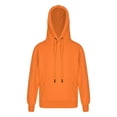thumbnail image 4 of XUNZOO Children Boys Girls Solid Fleece Hoodies Hooded Sweatshirt Jumper Hoody Outerwear Pullover Orange 140, 4 of 8