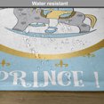 thumbnail image 6 of Ambesonne Blue Place Mats Set of 4, It's a Prince, Standard Size, Multicolor, 6 of 6