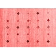 thumbnail image 1 of Ahgly Company Indoor Rectangle Abstract Red Contemporary Area Rugs, 2' x 4', 1 of 4