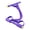 Purple, variant on awjaisca Pedal Resistance Band with Handle, 10-Tube Pedal Ankle Puller Exerciser, Multifunction Tension Rope for Arm, Leg, Waist, Shoulder Training