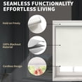 thumbnail image 4 of Amgo Customized Free-Stop Cordless Blackout Roller Shades – Thermal-Insulated Easy Install Window Blinds for Home, Bedroom, Office & Door (Light Beige, 71'' W x 90'' H), 4 of 8