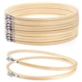 thumbnail image 1 of Aros para bordar Caydo, 30 cm, redondos, de madera, 12 unidades, 1 of 6