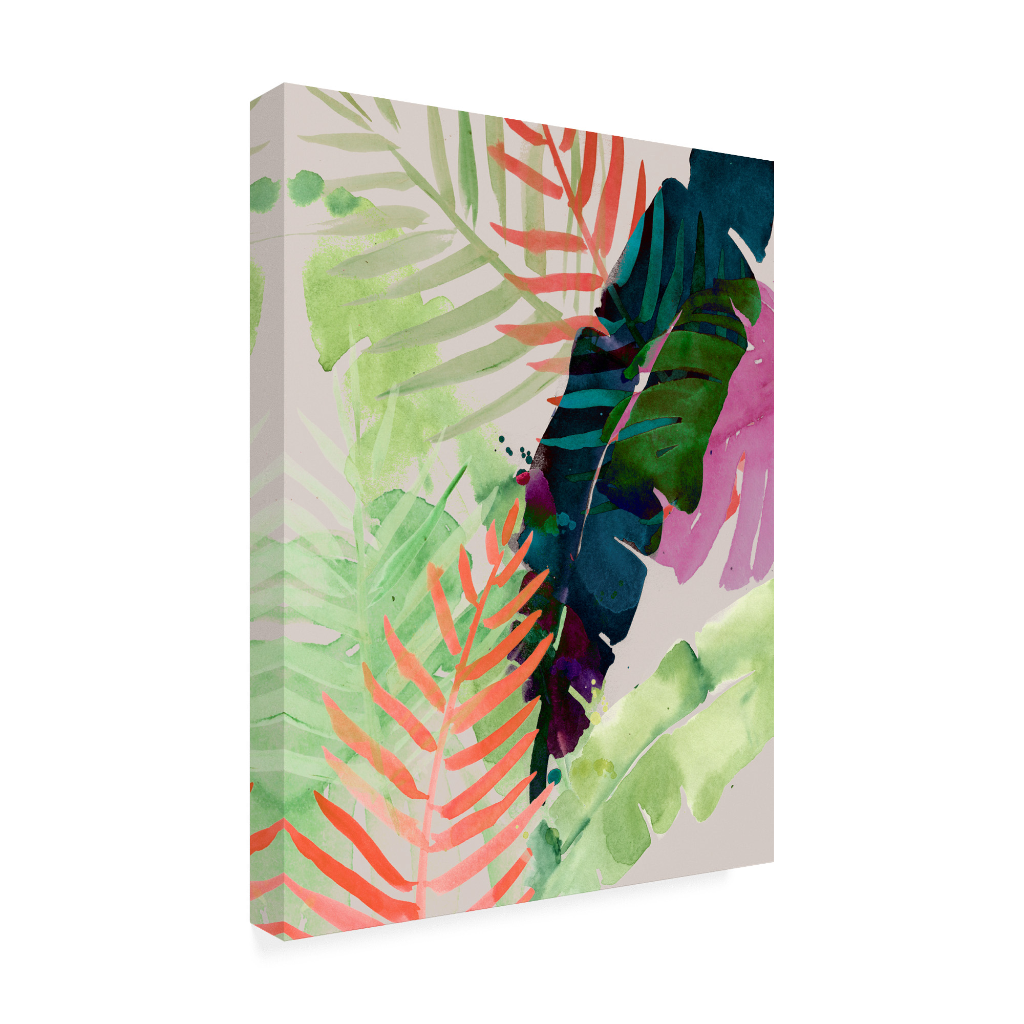 Trademark Fine Art 'Electric Palms II' Canvas Art by Jennifer Paxton Parker