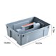 thumbnail image 3 of Organizador de herramientas de plástico de calidad comercial con asa para limpiar pisos de baño y, 3 of 7