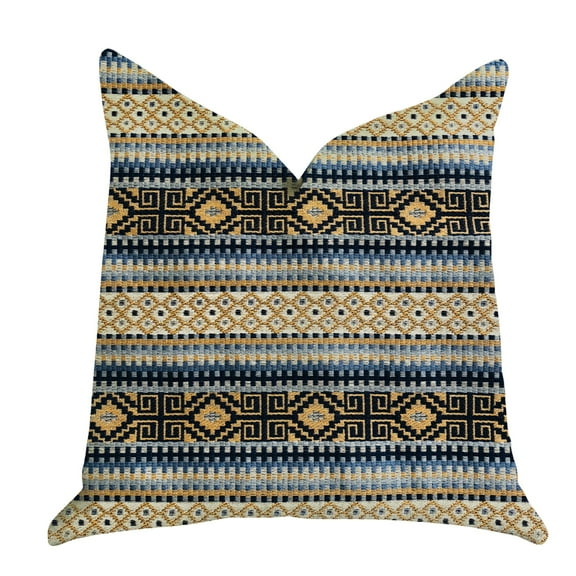 Plutus Brands Daphne Diamante Textured Luxury Decorative Throw Pillow Double Sided 20" x 30" Queen