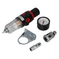 thumbnail image 2 of Regulador De Filtro De Compresor De Aire, Filtro De Humedad Del Compresor De Aire De aleación De Aluminio Con Medidor De Presión Para Herramienta De Aire Para Compresor De Aire, 2 of 7