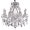 Clear/Crystals, variant on Ore International K-5802H 26 x 28 in. Nola Crystal Chandelier with LED Lights, Clear